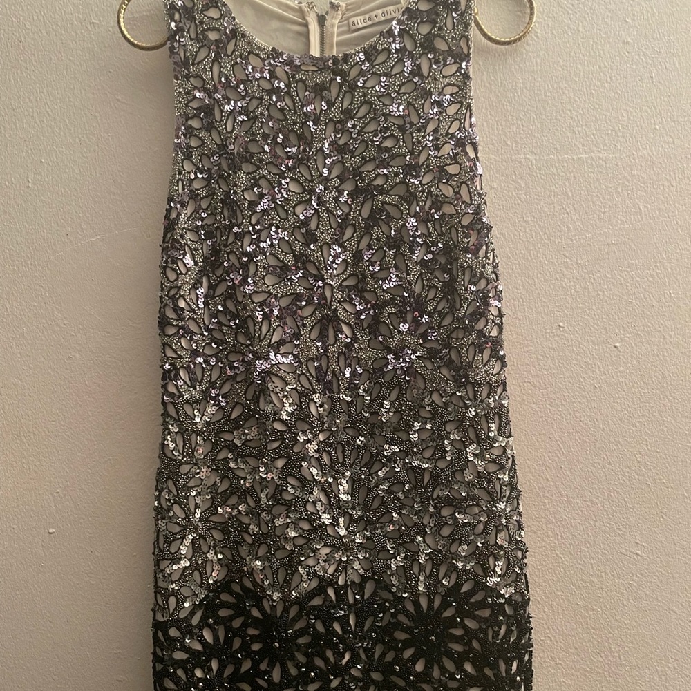 Alice & Olivia sequin dress
